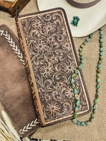 LEATHER JEWELRY WALLET