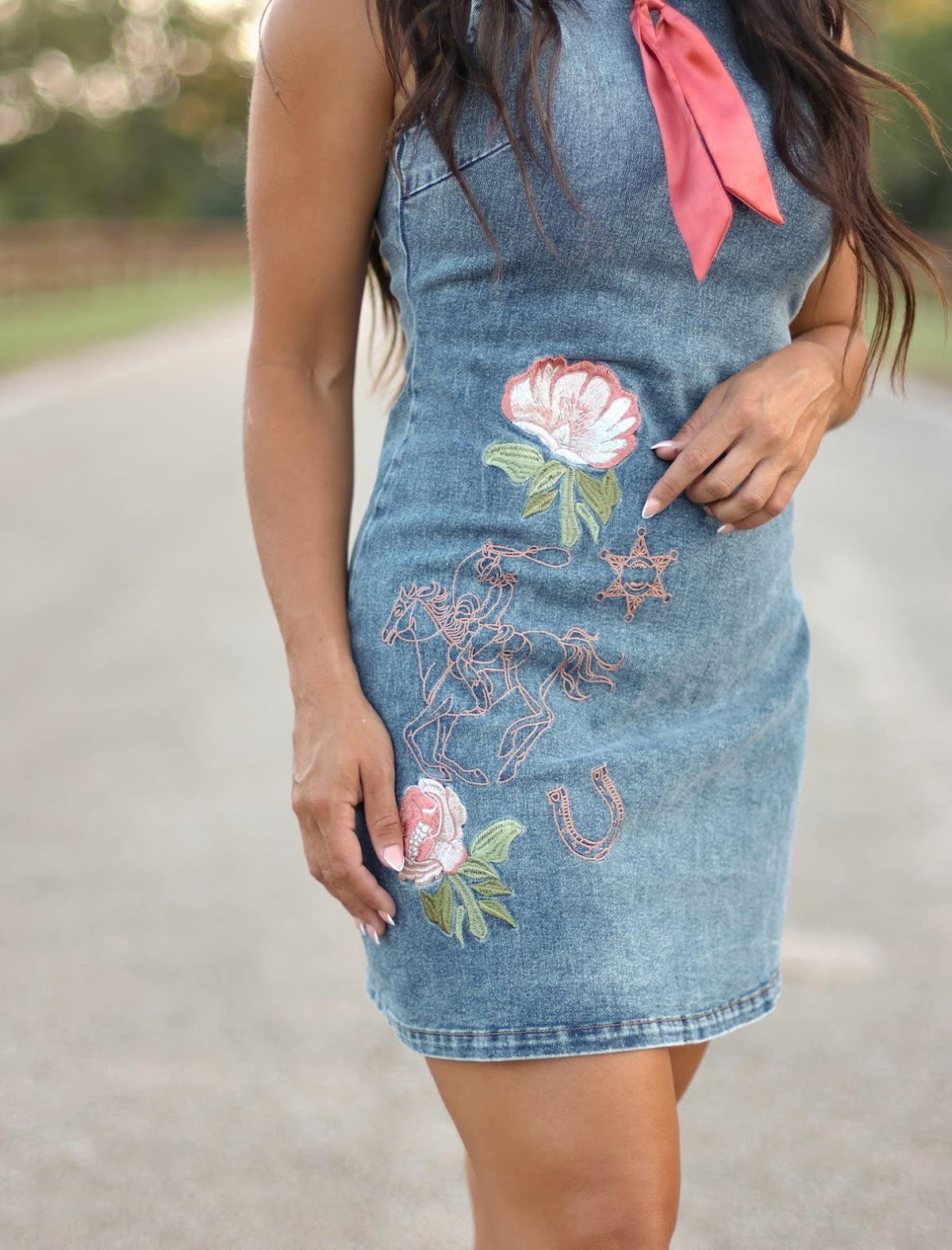 THE VIRGINIA DENIM DRESS