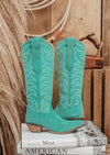 DINGO MOVIN' ON SUEDE GREEN BOOT