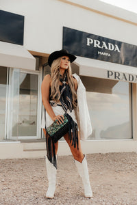 THE KURTMEN BLACK CROCODILE CLUTCH