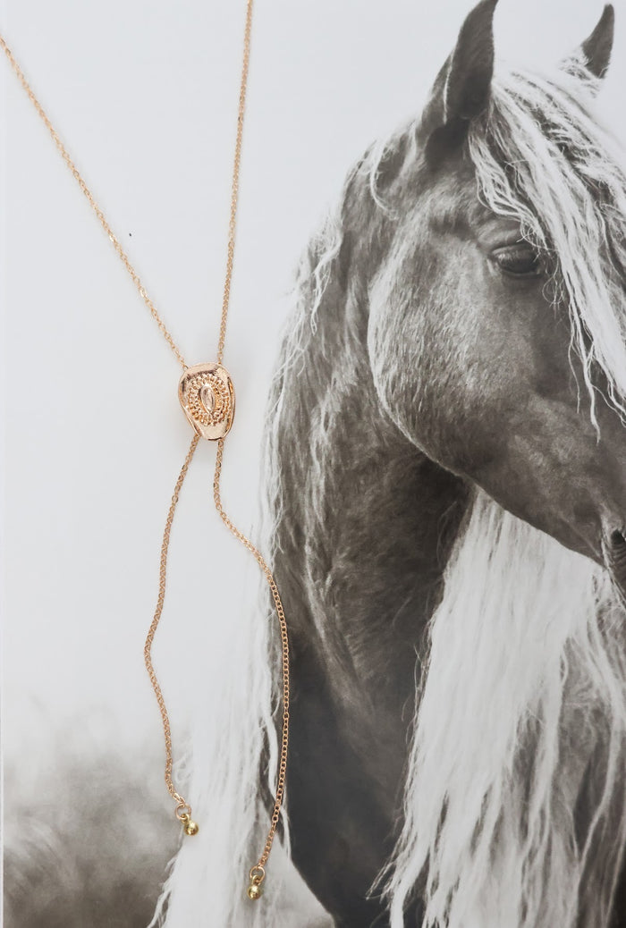 TOP HAT BOLO NECKLACE