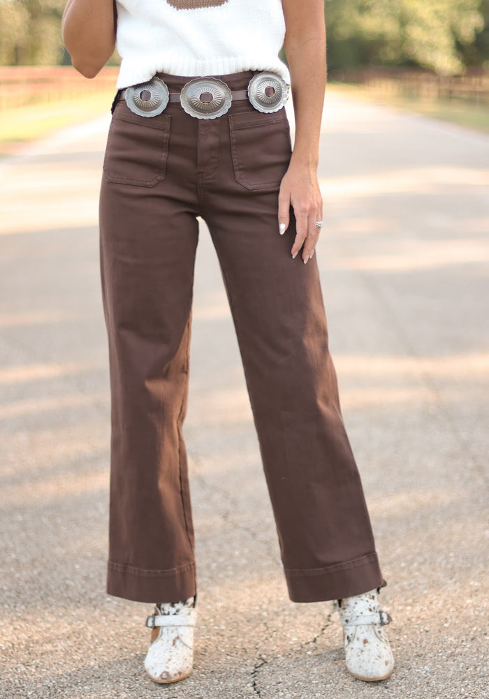 THE LINCOLN JEANS-BROWN