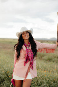 THE LAWRENCE BLAZER-PINK