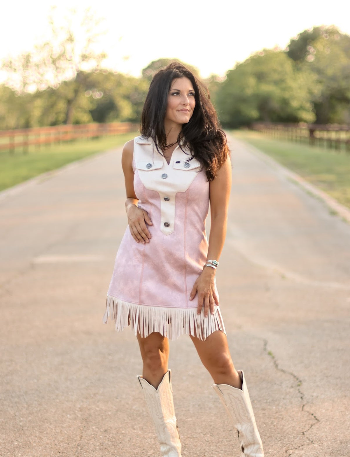 THE PAMELA DRESS- PINK