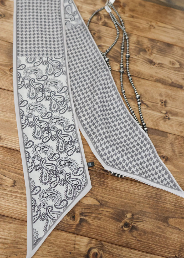 HOUNDSTOOTH TWILLY - SILVER