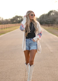 PENDELTON SIERRA SPRINGS CARDIGAN-NATURAL