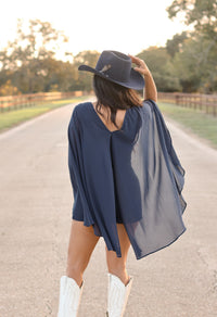 THE JOLI ROMPER-NAVYY