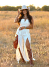 THE LUX JUMPSUIT- WHITE