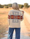 PENDLETON OVERSIZED GRAPHIC CARDIGAN