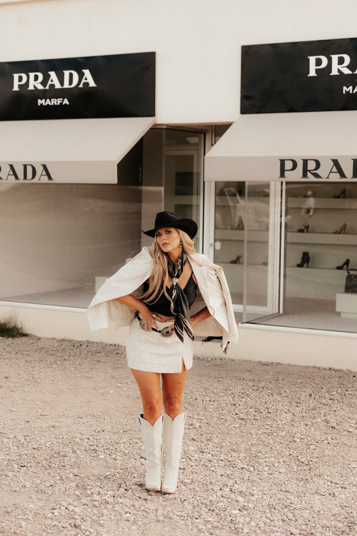 THE MEDLIN SNAKESKIN SKORT