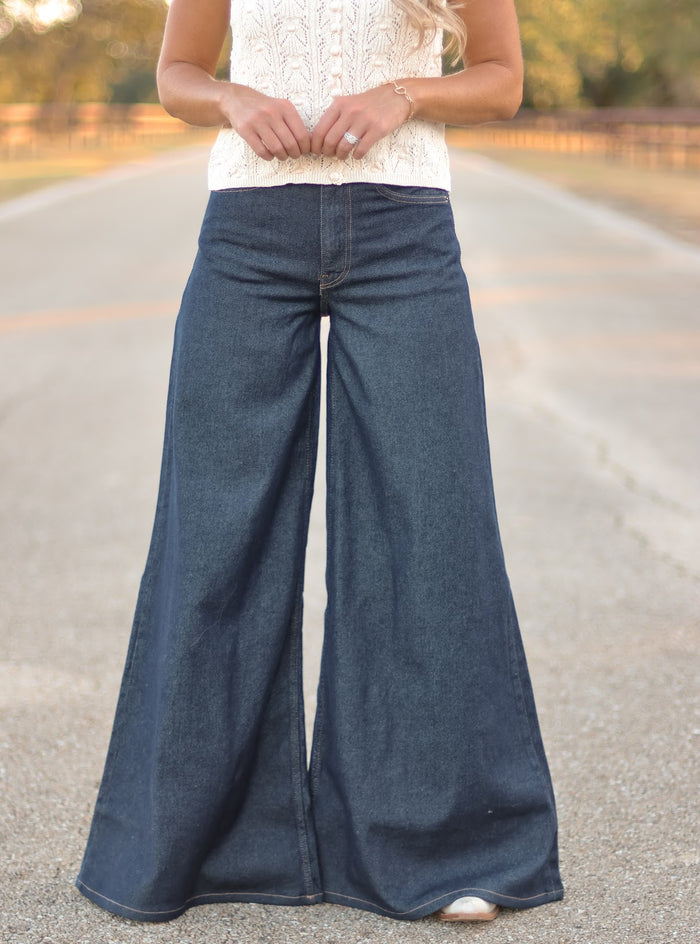 ARIAT HIGH RISE JAZMINE SUPER WIDE JEANS