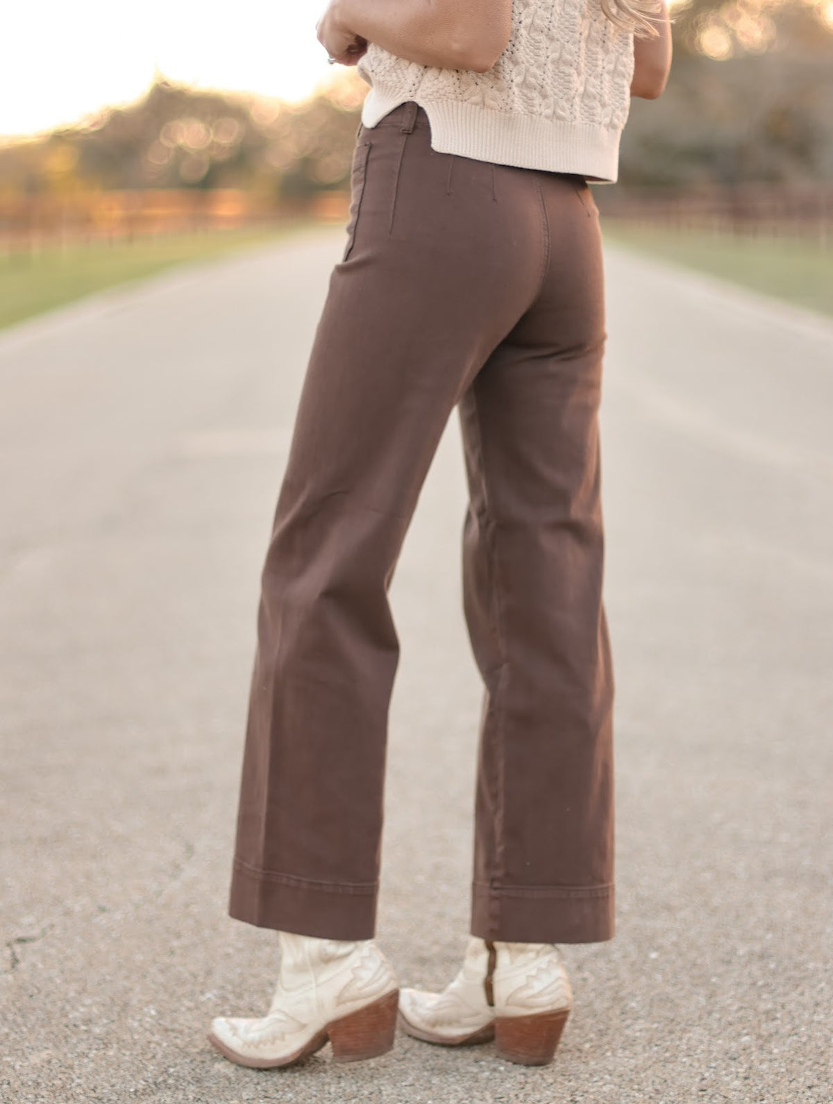 THE LINCOLN JEANS-BROWN