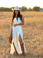 THE LUX JUMPSUIT- WHITE