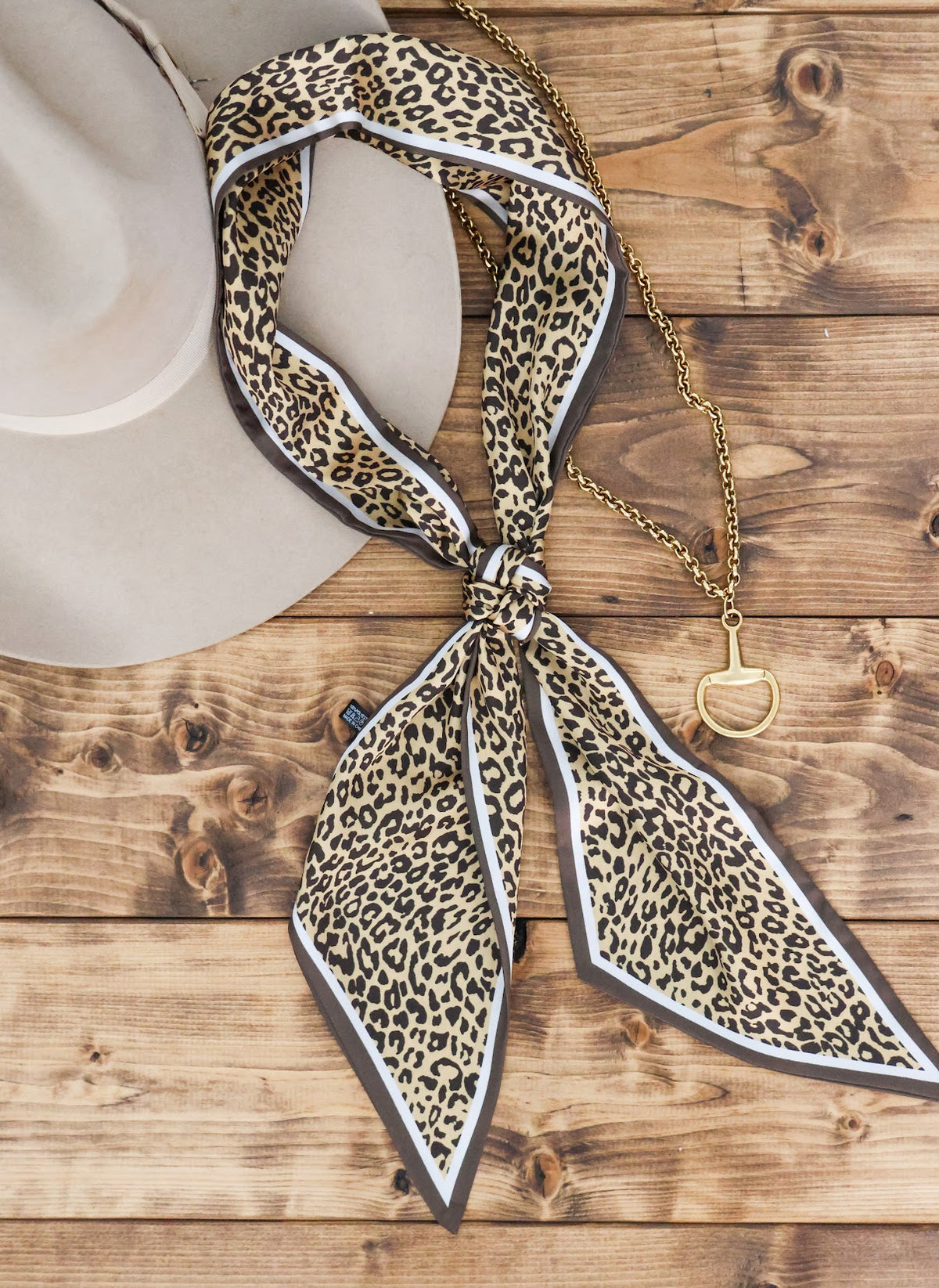 LEOPARD RIBBON-BROWN
