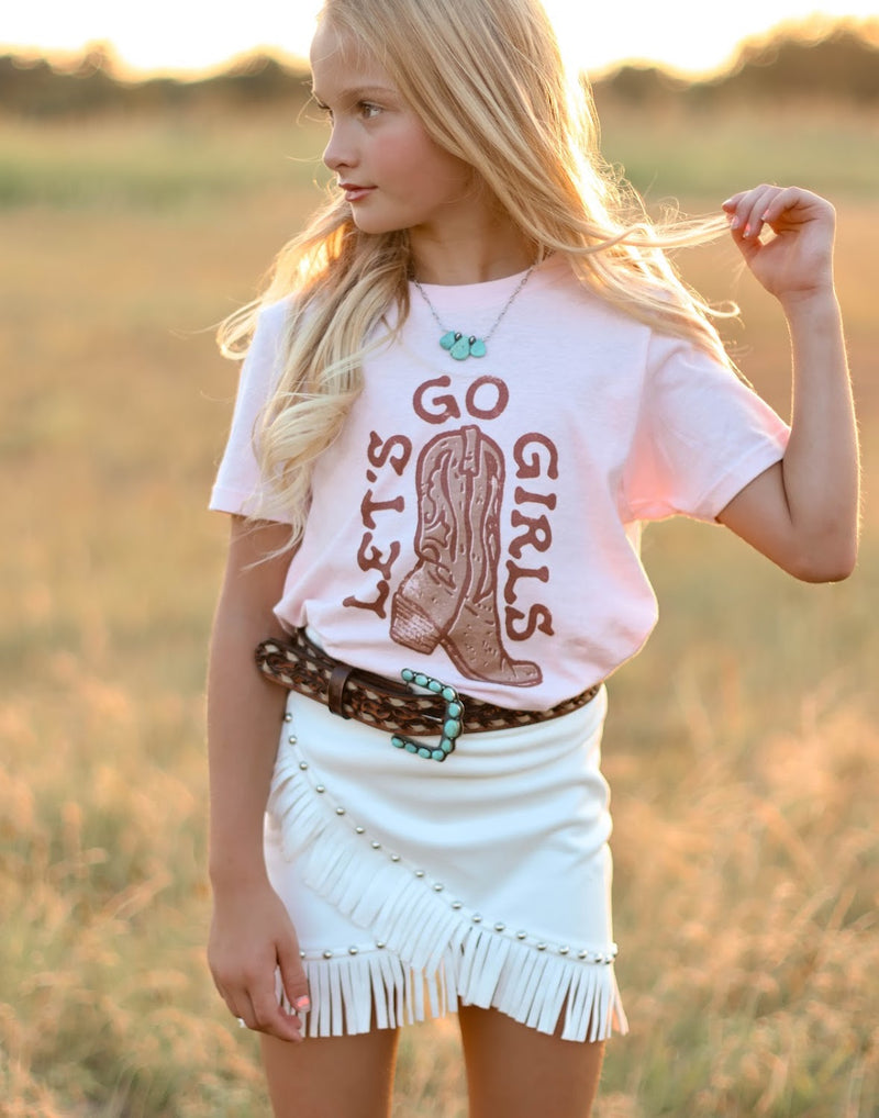 GIRL'S GABRIELLA FRINGE SKIRT – Bar Boutique