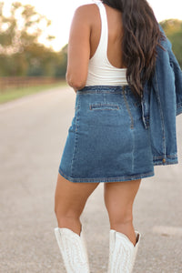 THE CANYON DENIM SKIRT