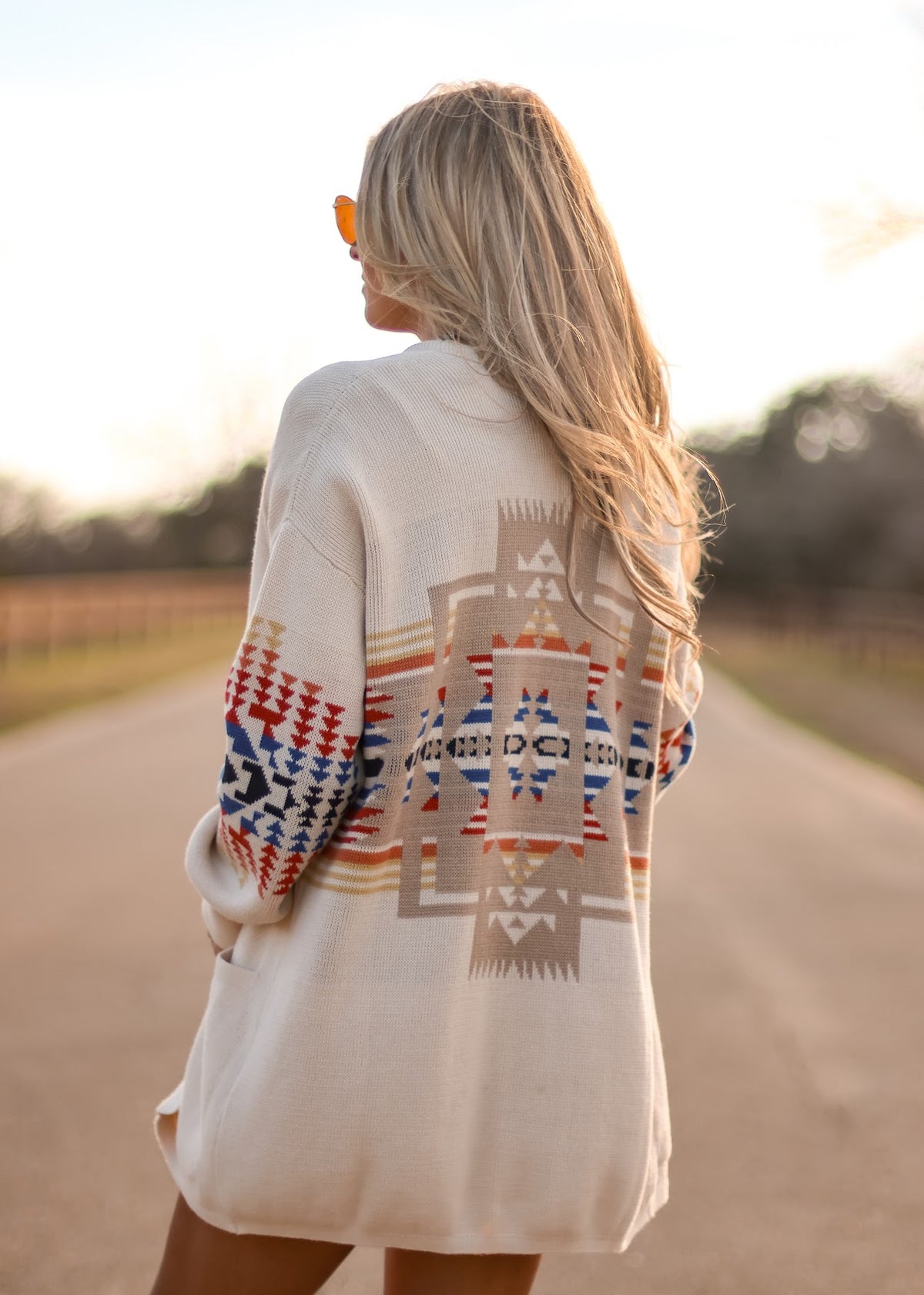 PENDELTON SIERRA SPRINGS CARDIGAN-NATURAL