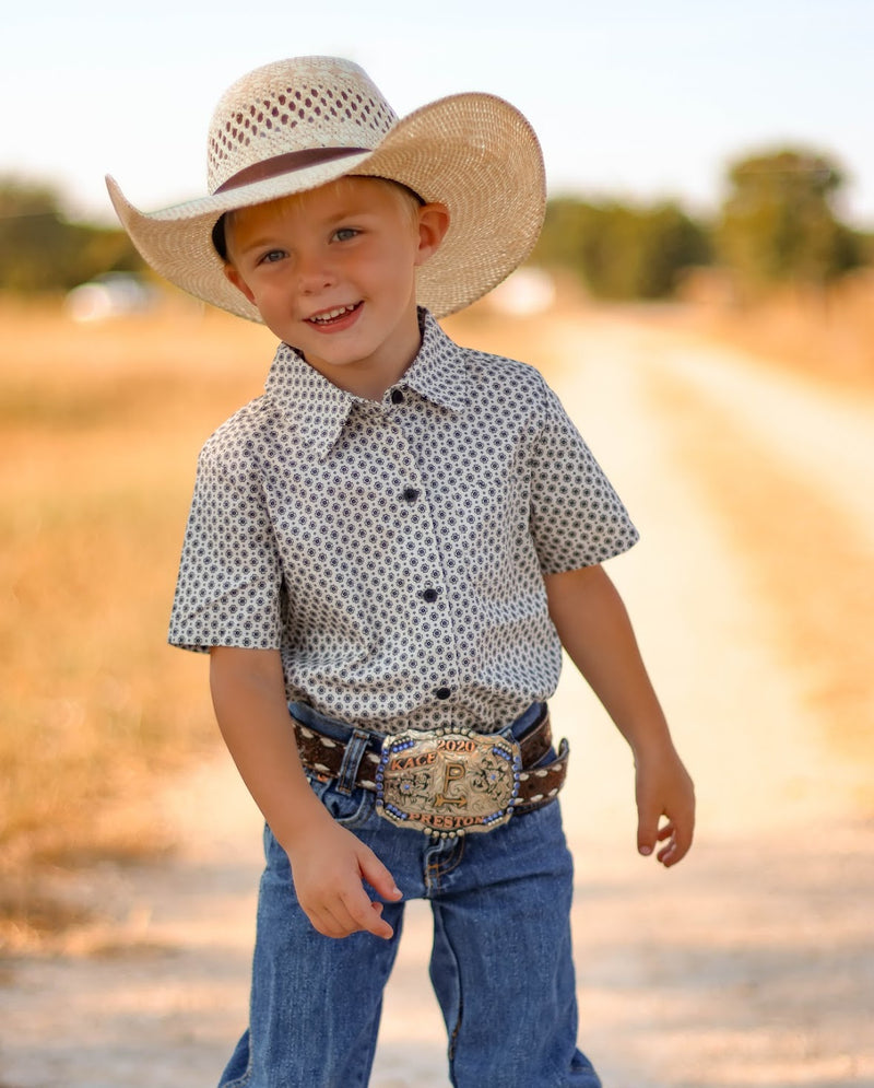 KID'S SOUTHERN DRAW BUTTON-UP