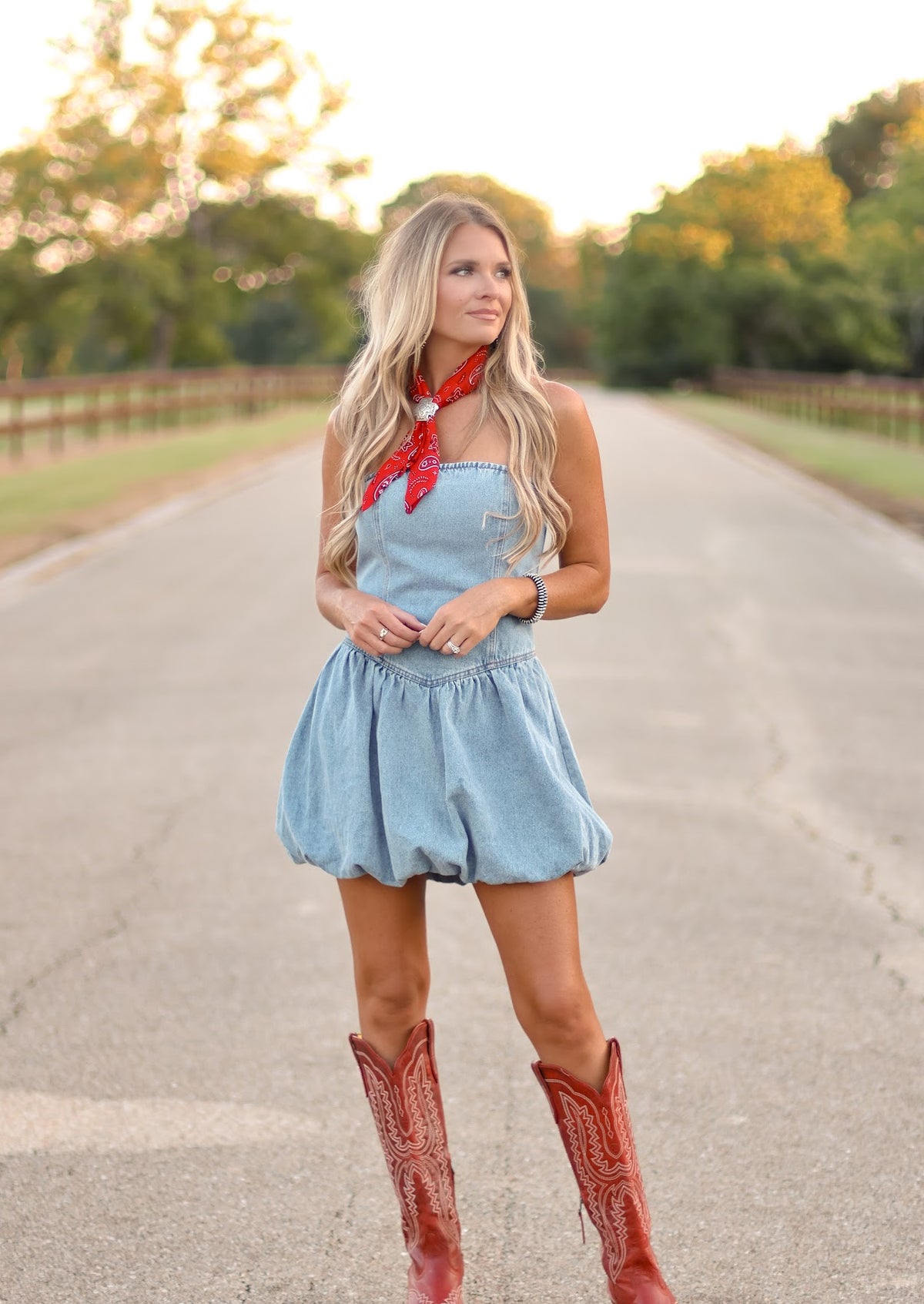 THE EMBER DENIM DRESS