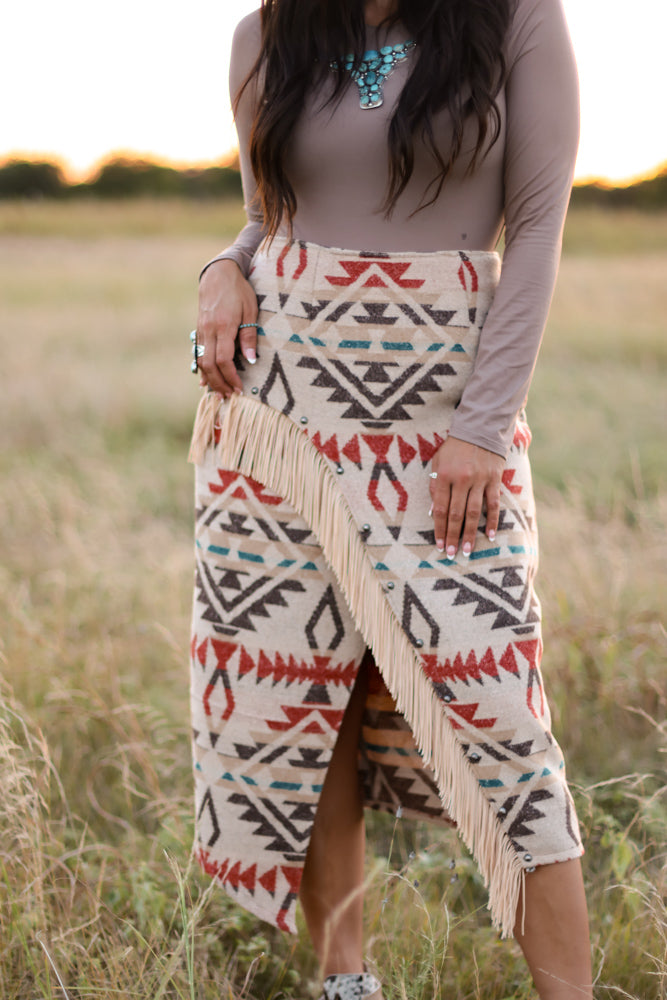 THE KAELYN WOOL SKIRT