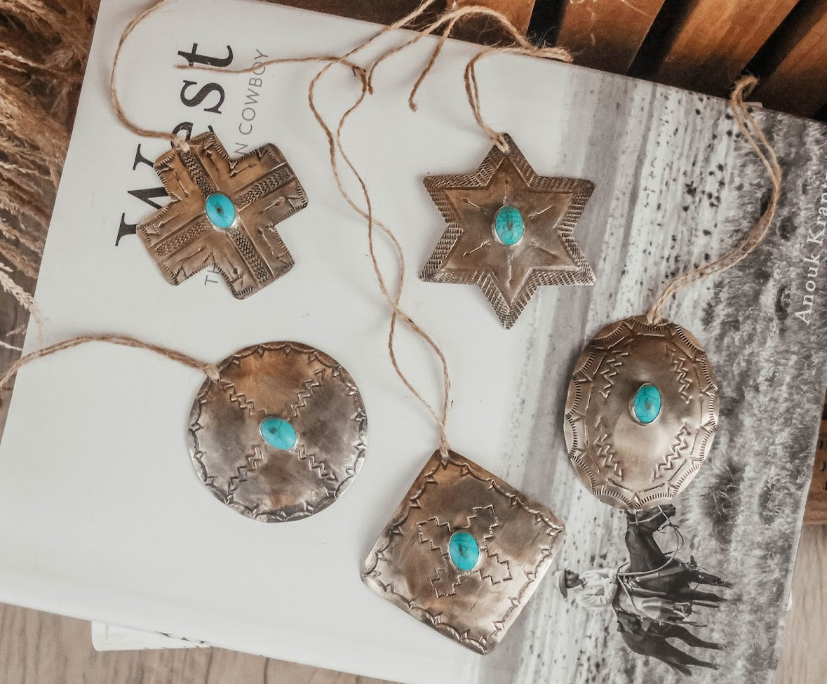 J.ALEXANDER RUSTIC SILVER ORNAMENTS