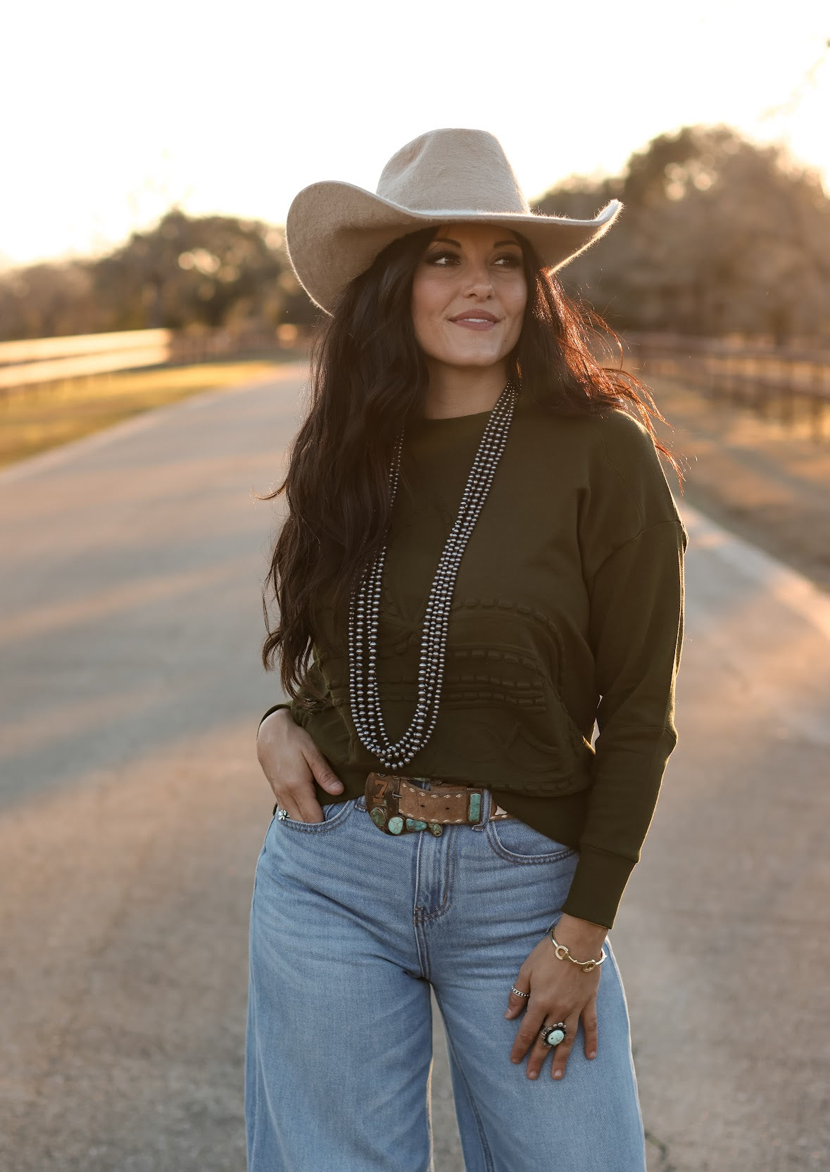 HUNTER BOOT STITCH SWEATER