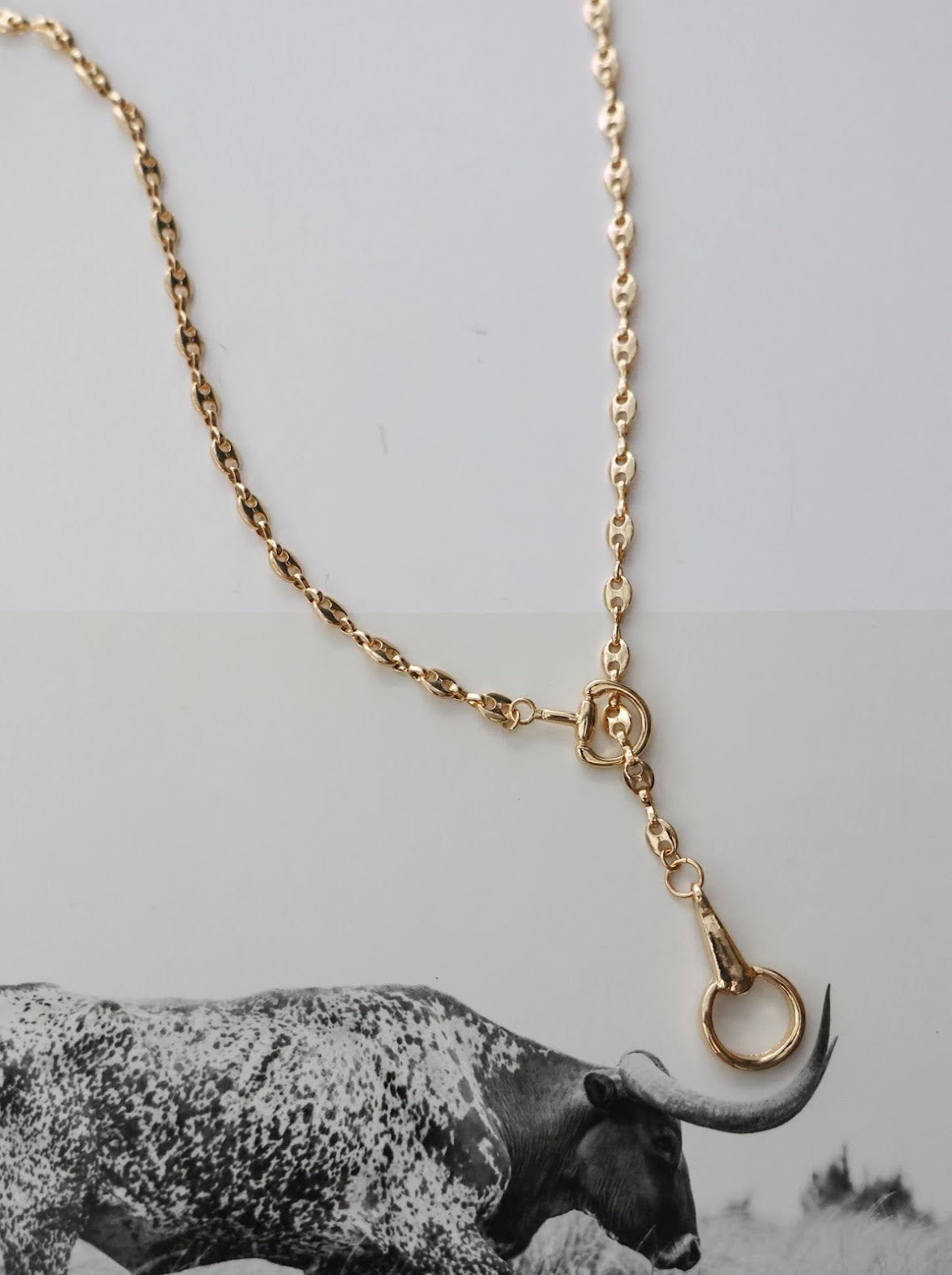 THE LARIAT HORSEBIT NECKLACE