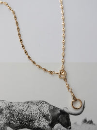 THE LARIAT HORSEBIT NECKLACE