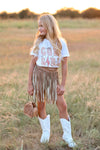 GIRL'S BOLT WESTERN TEE