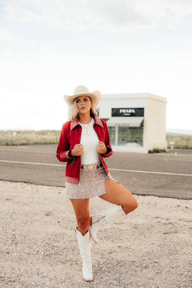 RUBY RIDER SUEDE JACKET