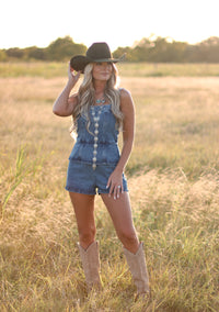 THE MARLOW DENIM ROMPER