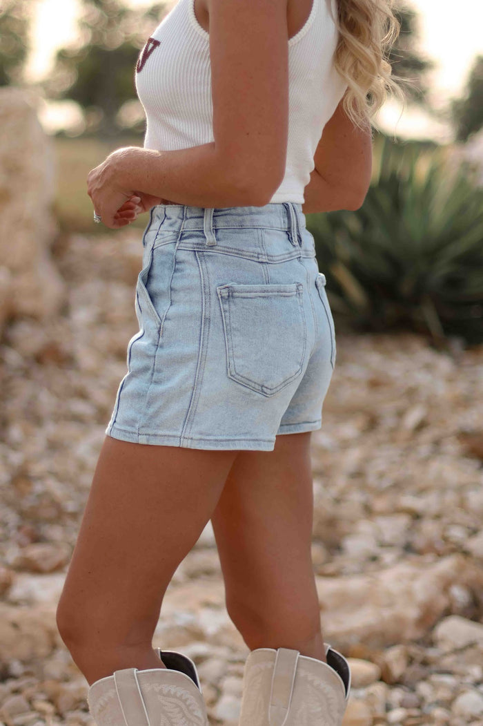 THE ABBOTT DENIM SHORTS