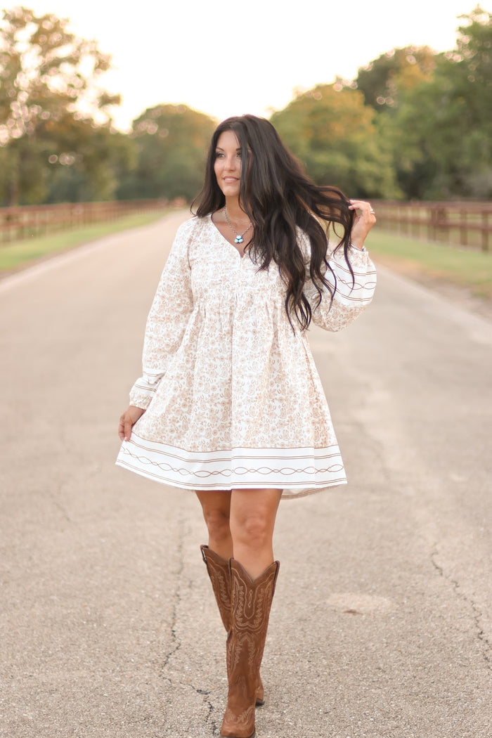 ARIAT ROSIE BOOTS & ROSES DRESS
