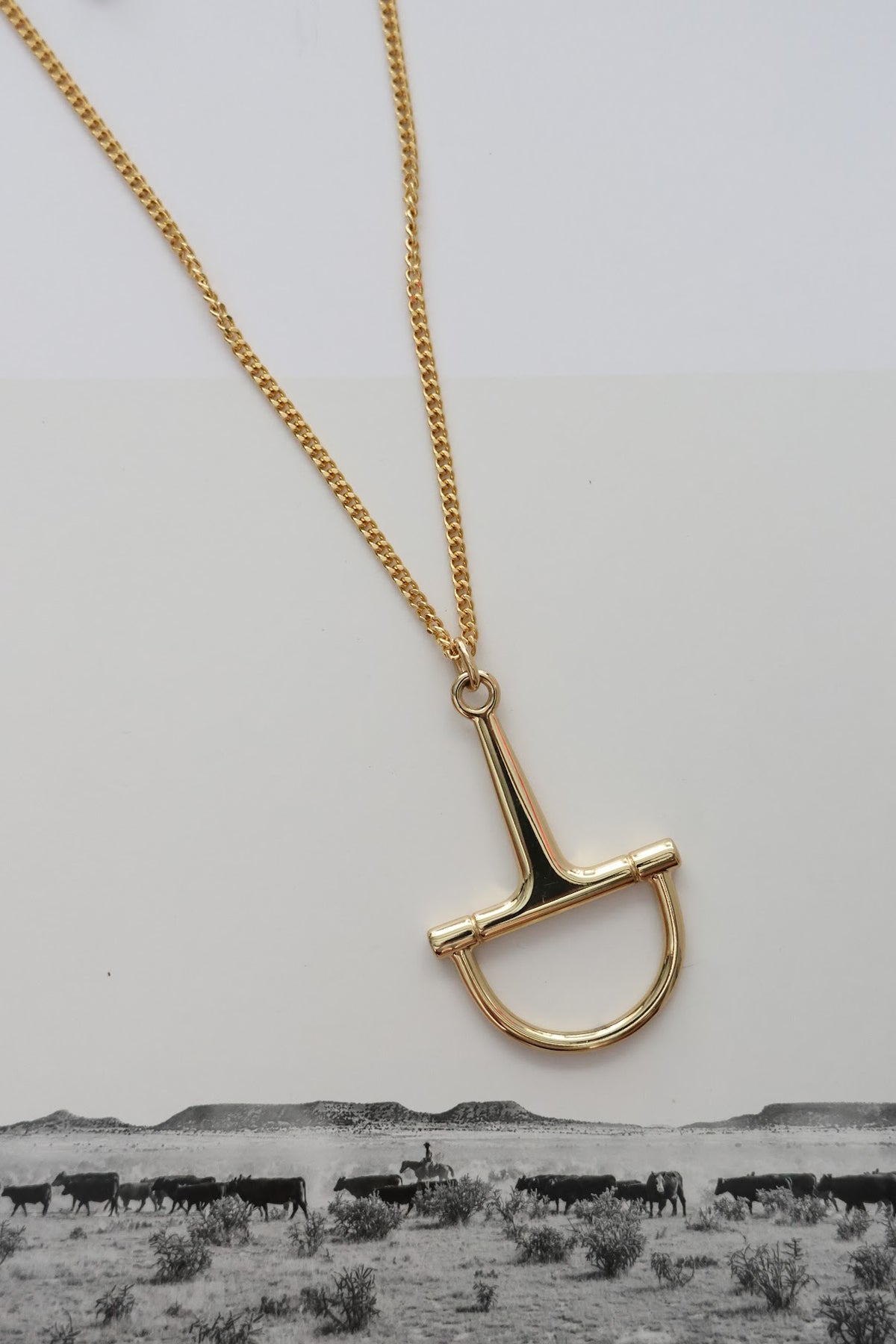 THE BEAUX SNAFFLE NECKLACE