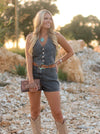 THE CAMERON DENIM ROMPER