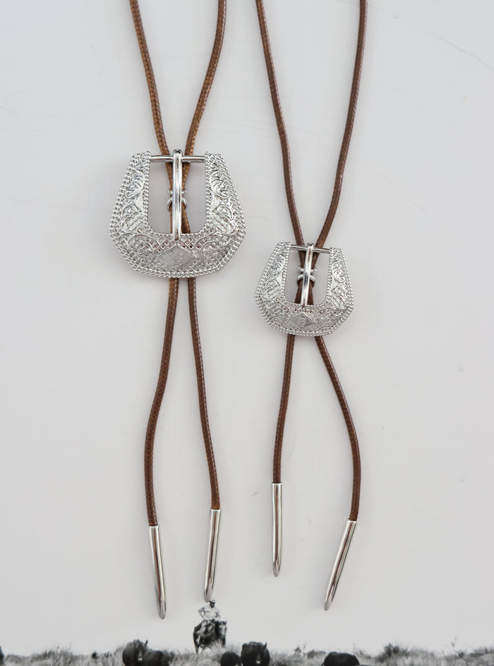 BOLO BROWN BETTY NECKLACE - SILVER
