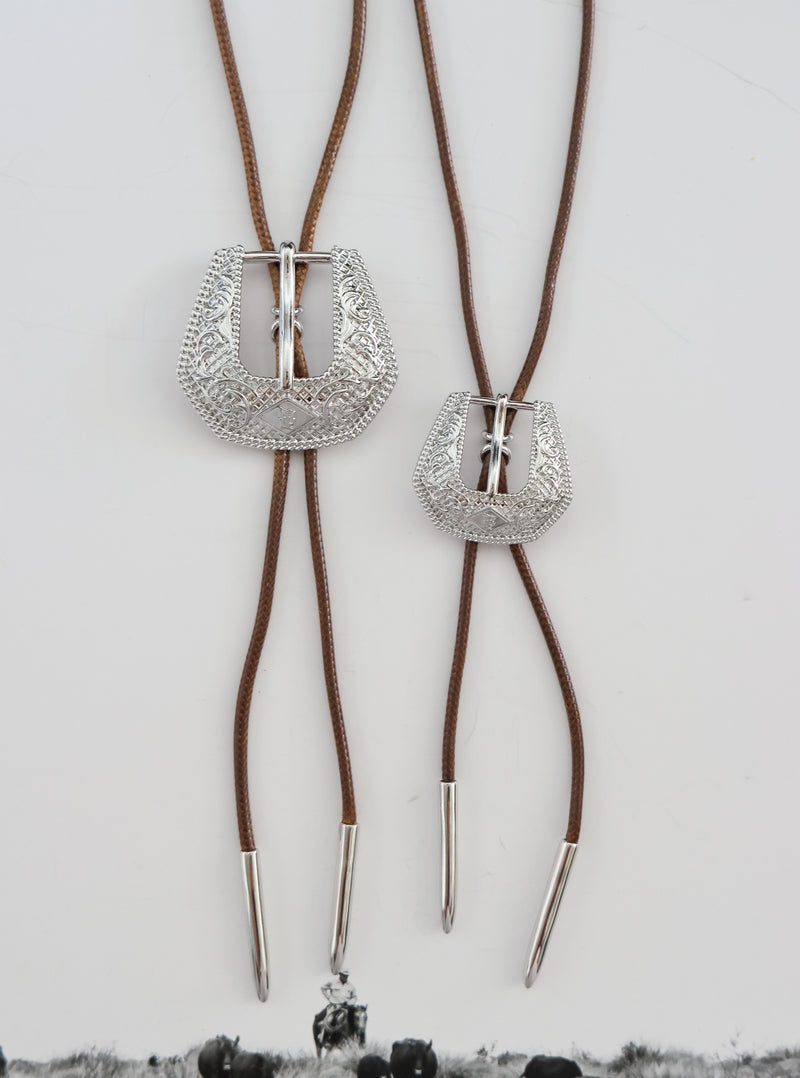 BOLO BROWN BETTY NECKLACE - SILVER
