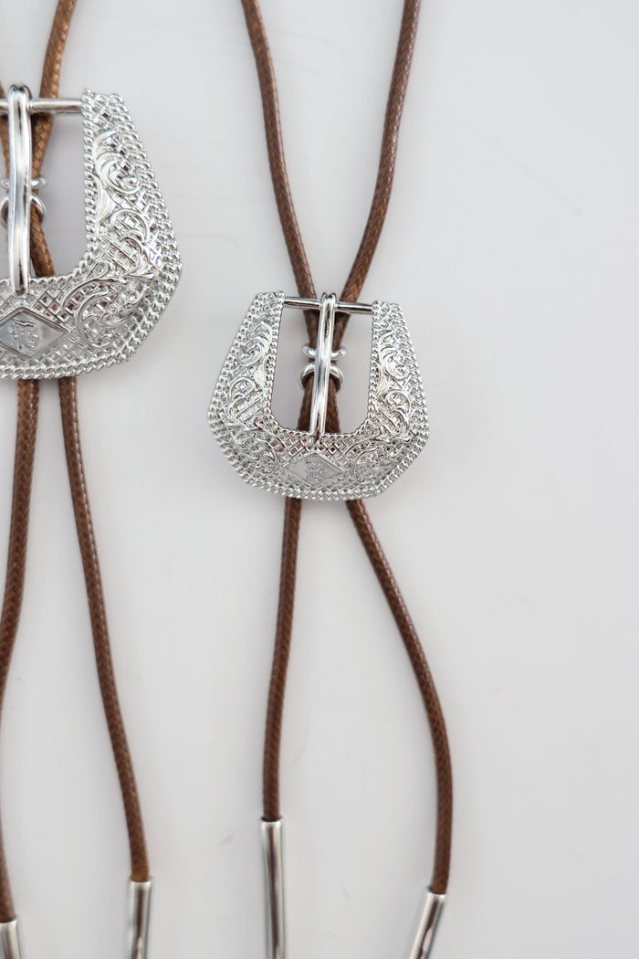 BOLO BROWN BETTY NECKLACE - SILVER
