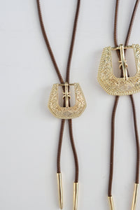BOLO BROWN BETTY NECKLACE - GOLD