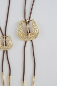BOLO BROWN BETTY NECKLACE - GOLD