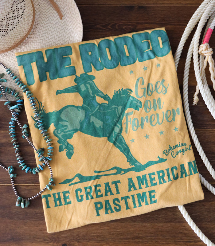 THE RODEO GOES ON TEE