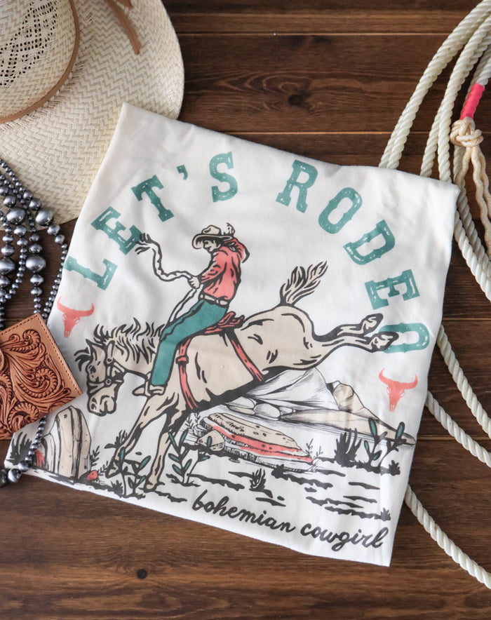 THE LETS RODEO TEE
