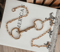 THE GOLDIE SNAFFLE BIT BELT