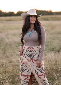 THE STERLING BODYSUIT-TAUPE