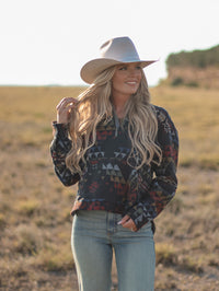 PENDLETON AZTEC HALF-ZIP PULLOVER