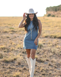 THE HILO DENIM DRESS