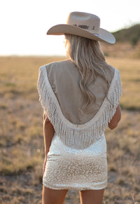 SILVERADO REPURPOSED BLAZER SHAWL