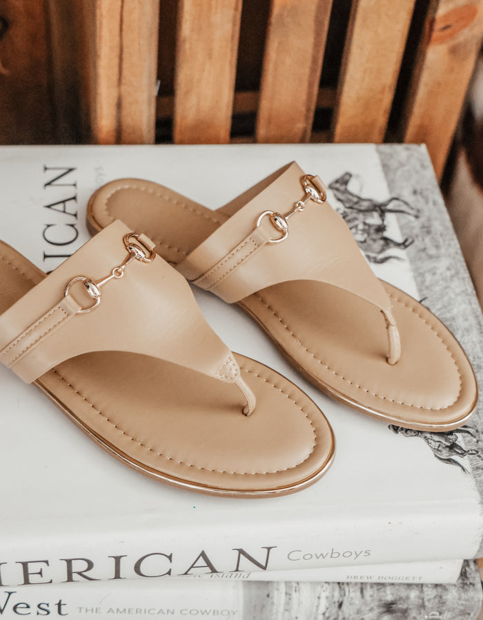 THE SIENNA SANDAL - NUDE