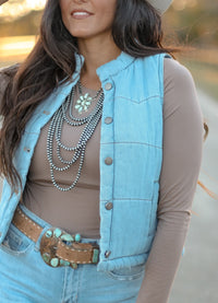 THE RAY DENIM VEST
