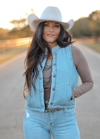 THE RAY DENIM VEST